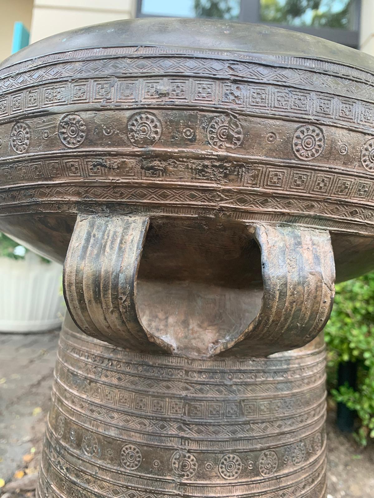 19th-Early 20th Century Metal Rain Drum 9