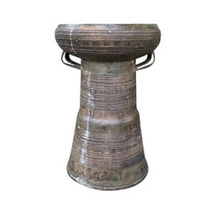 19th-Early 20th Century Metal Rain Drum