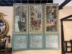 19th-Early 20th Century Zuber "Niagra Falls" Three Panel Screen