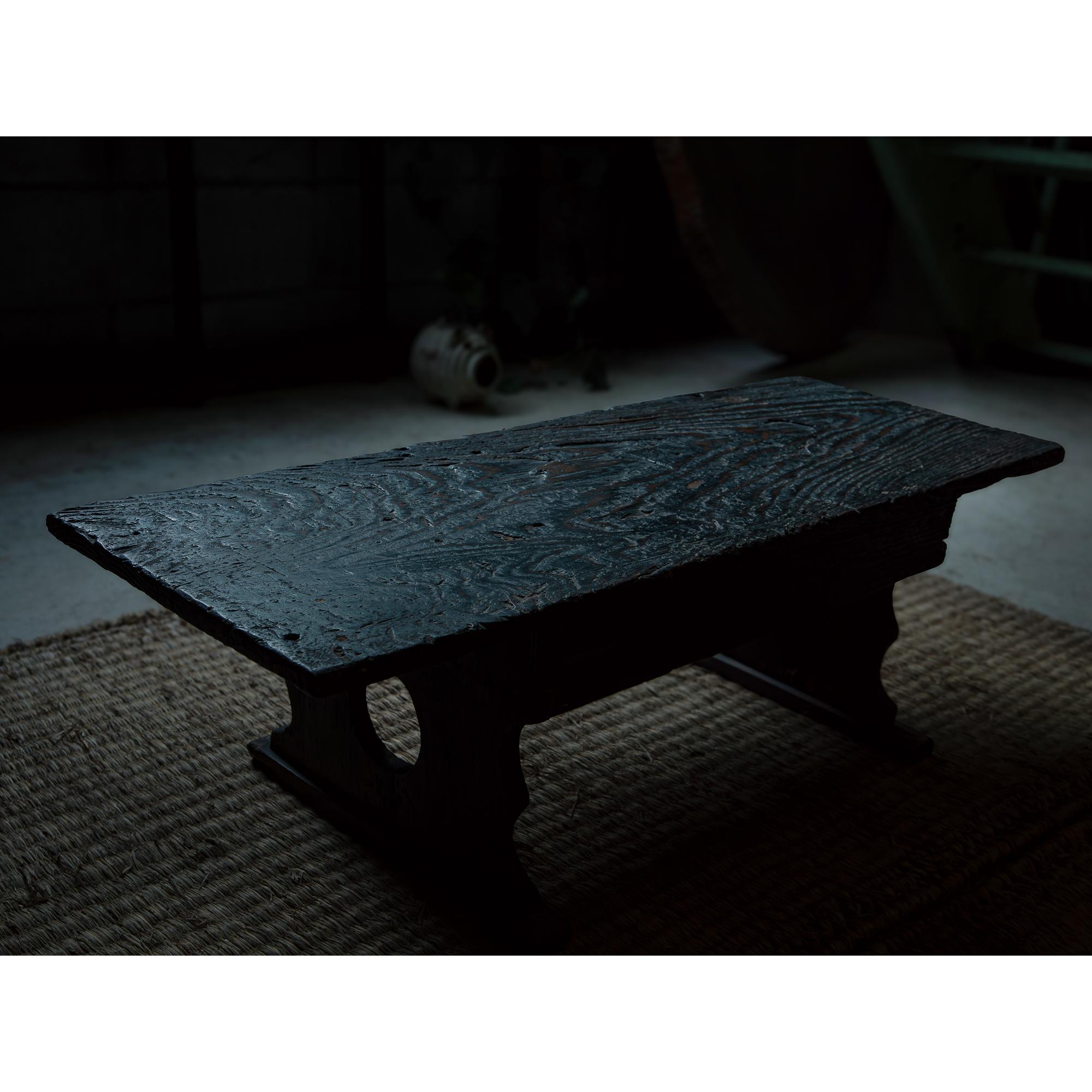 1860s Edo Japanese antique wabi sabi urushi low writing desk primitive tea table 11