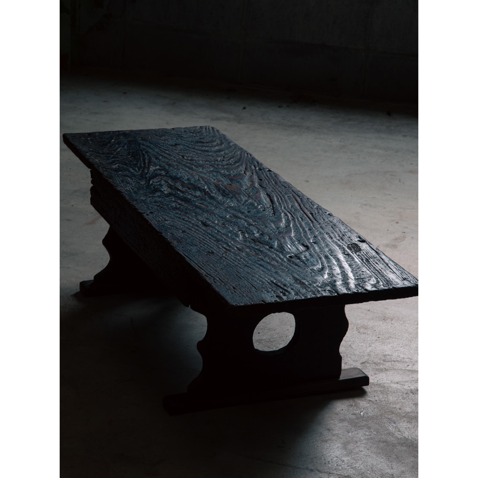 1860s Edo Japanese antique wabi sabi urushi low writing desk primitive tea table 5