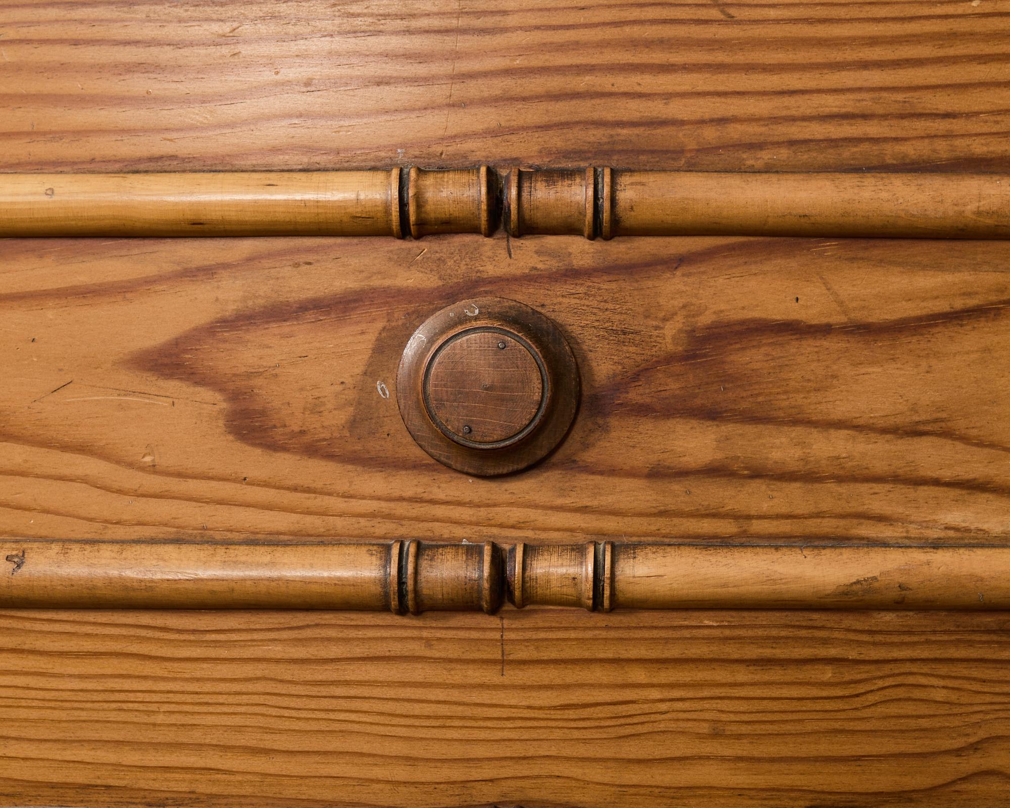 19th English Aesthetic Movement Faux Bamboo Pine Bed 6