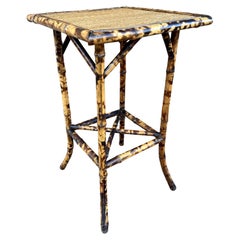 19th English Bamboo Side Table