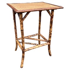 Antique 19th English Bamboo Side Table