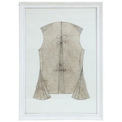 19th Century Framed Seamstress Template