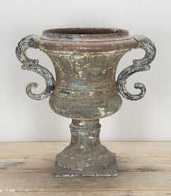 19th French Cast Iron Urn