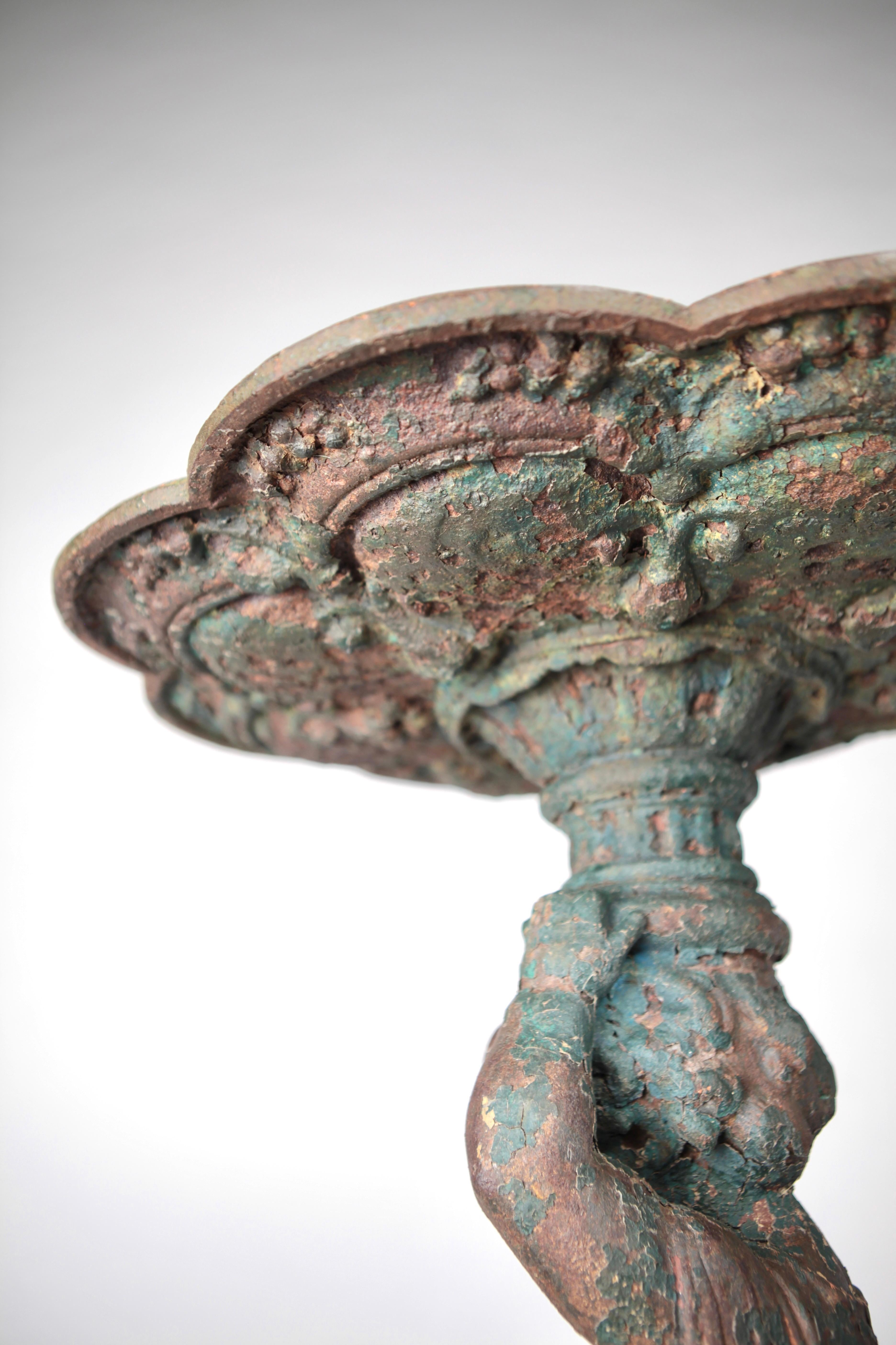 Fuente estatua de hierro fundido del siglo XIX francés en venta 8