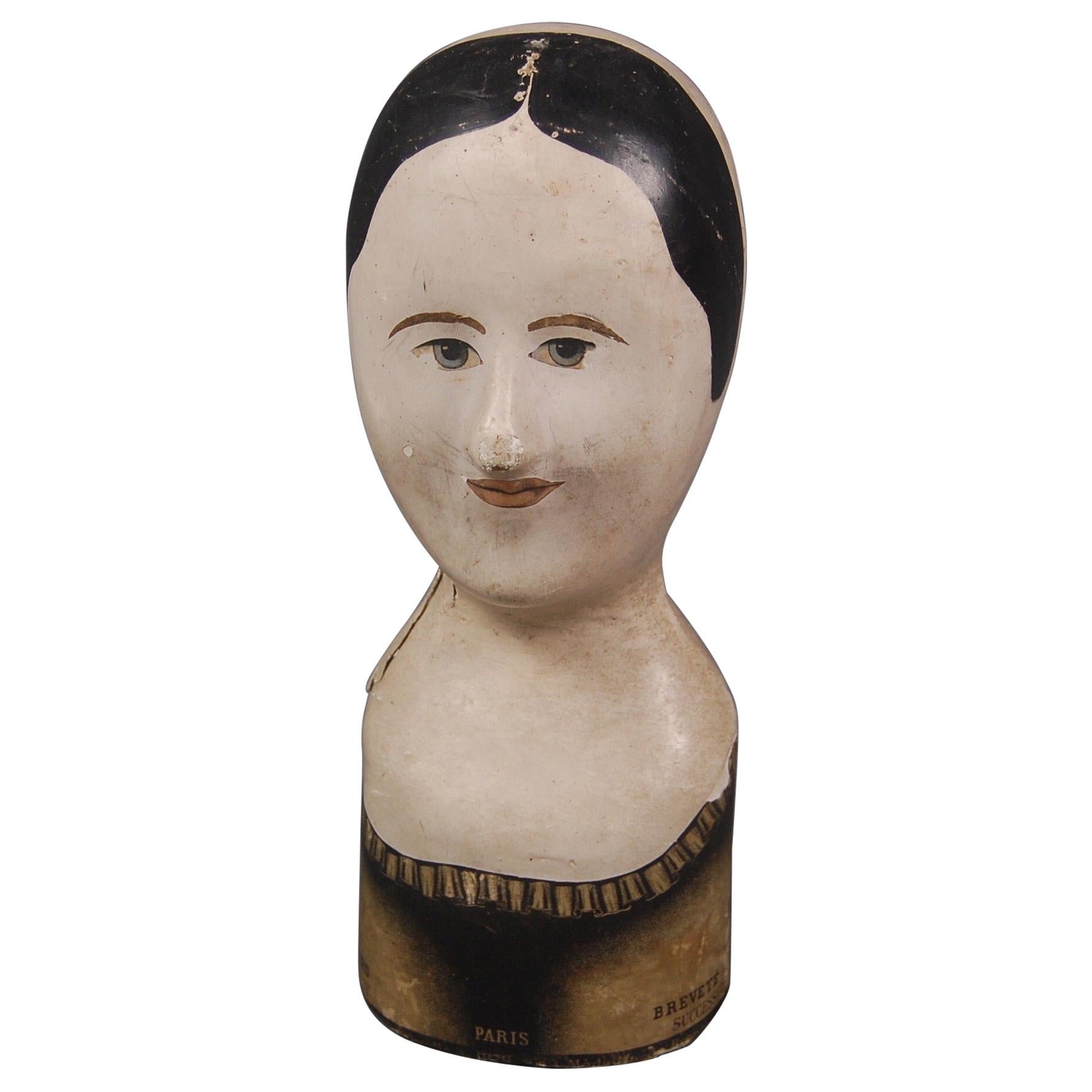 19th French Century Marotte Head