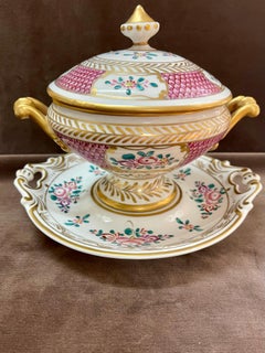 Siglo XIX Porcelana francesa firmada Samson