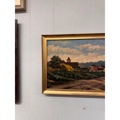 19. Französische Landschaften Öl auf Leinwand