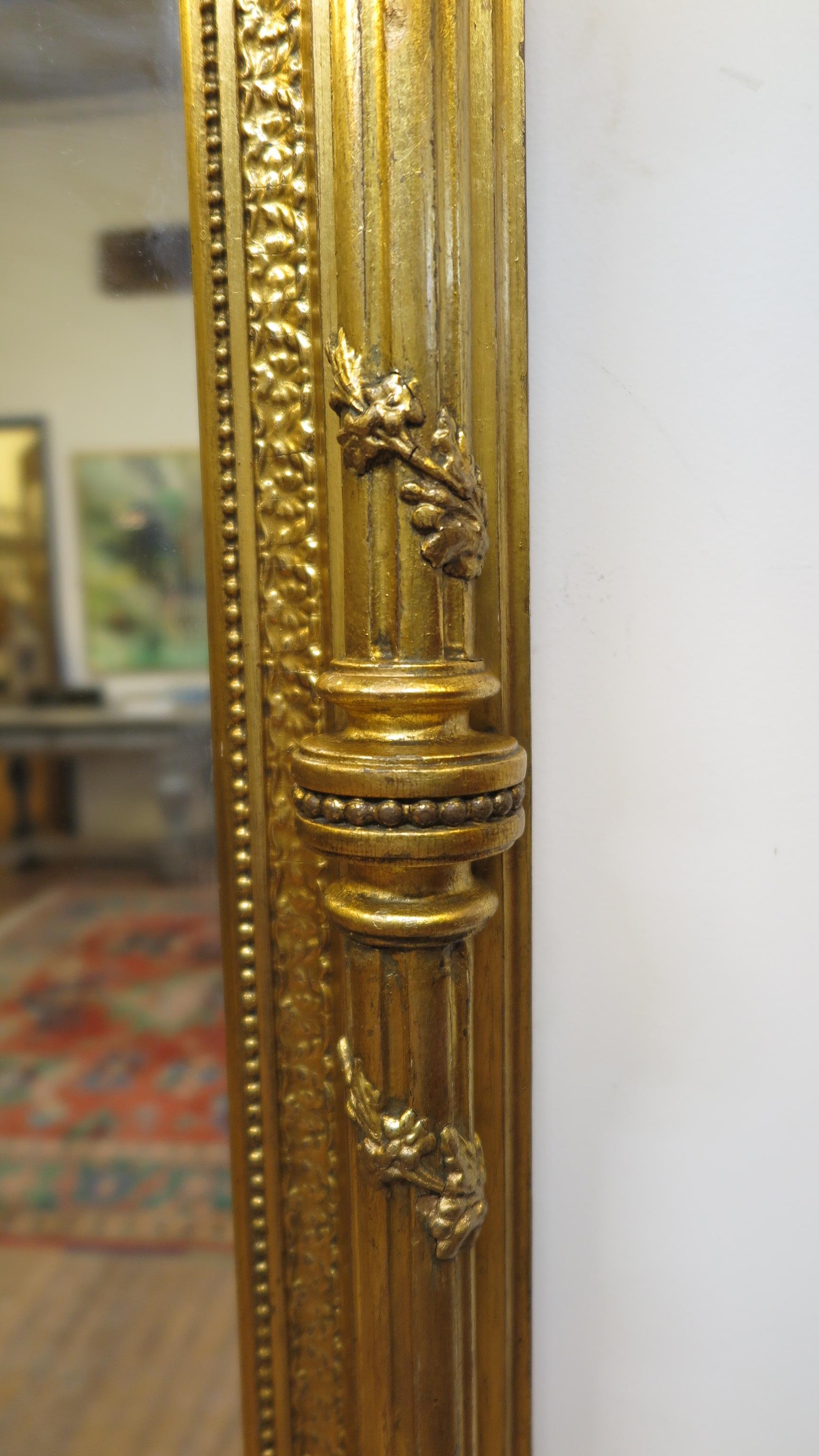 Mid-19th Century 19th French Gilt Mirror
