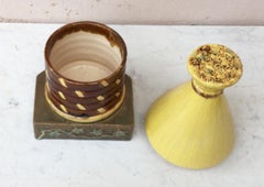 19th Century French Majolica Beehive Box