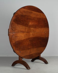 19th Century French Wine Tasting Table or Tilt-Top Table