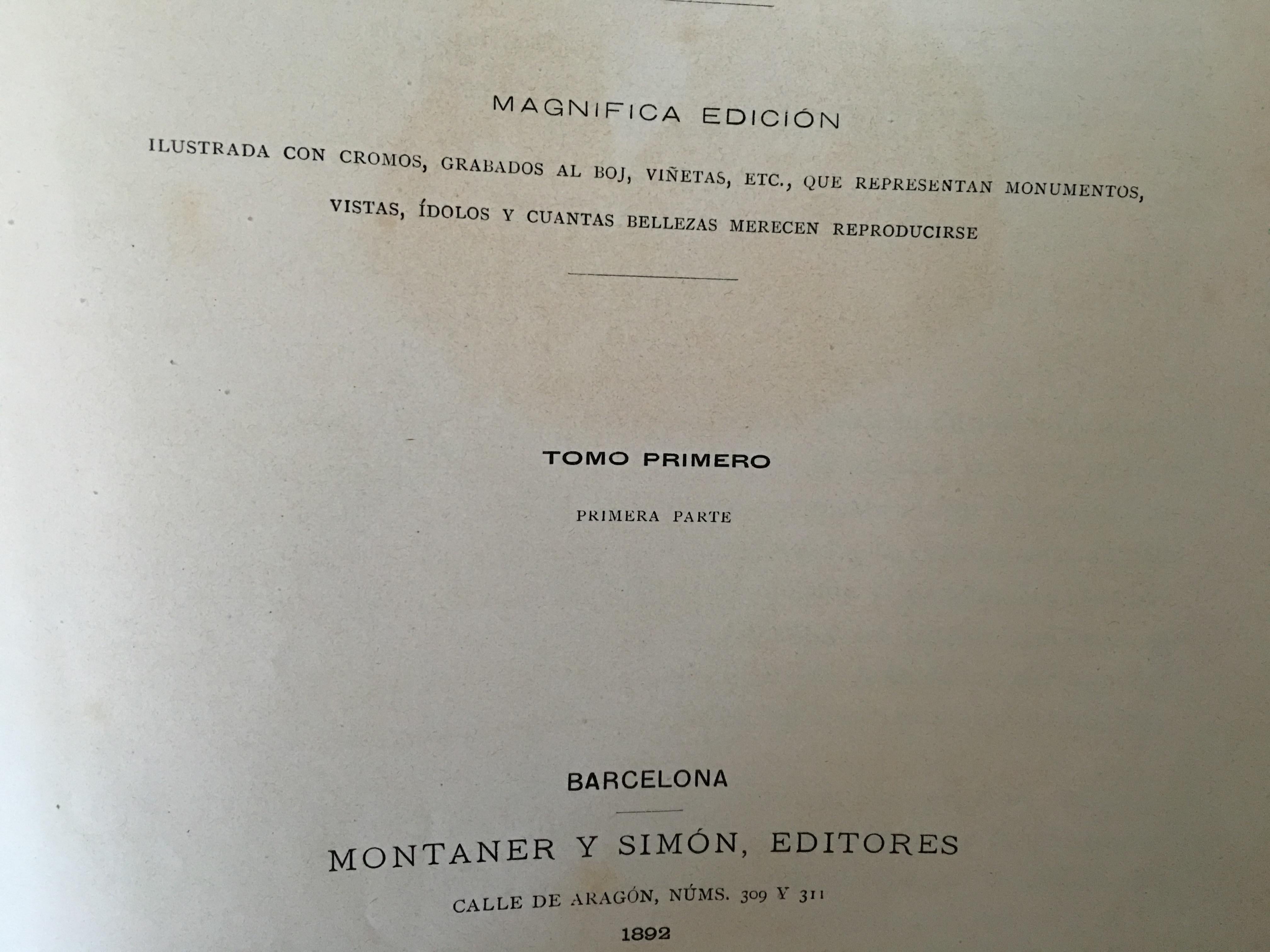 19th History of the Antecolombian America with Original Engravings and Pictures For Sale 2