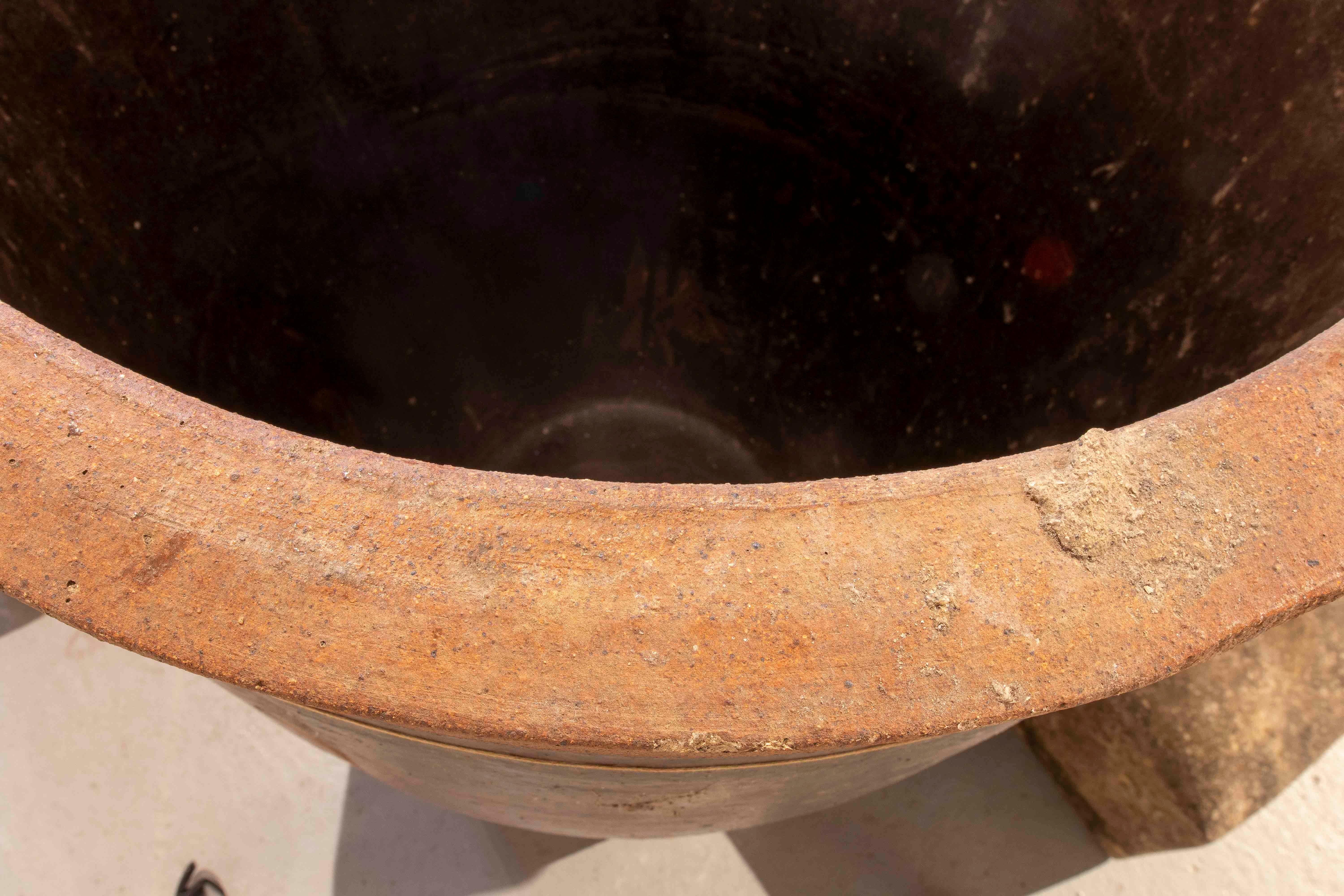 XIX Gran Tinaja Antigua de Barro. Cerámico en venta