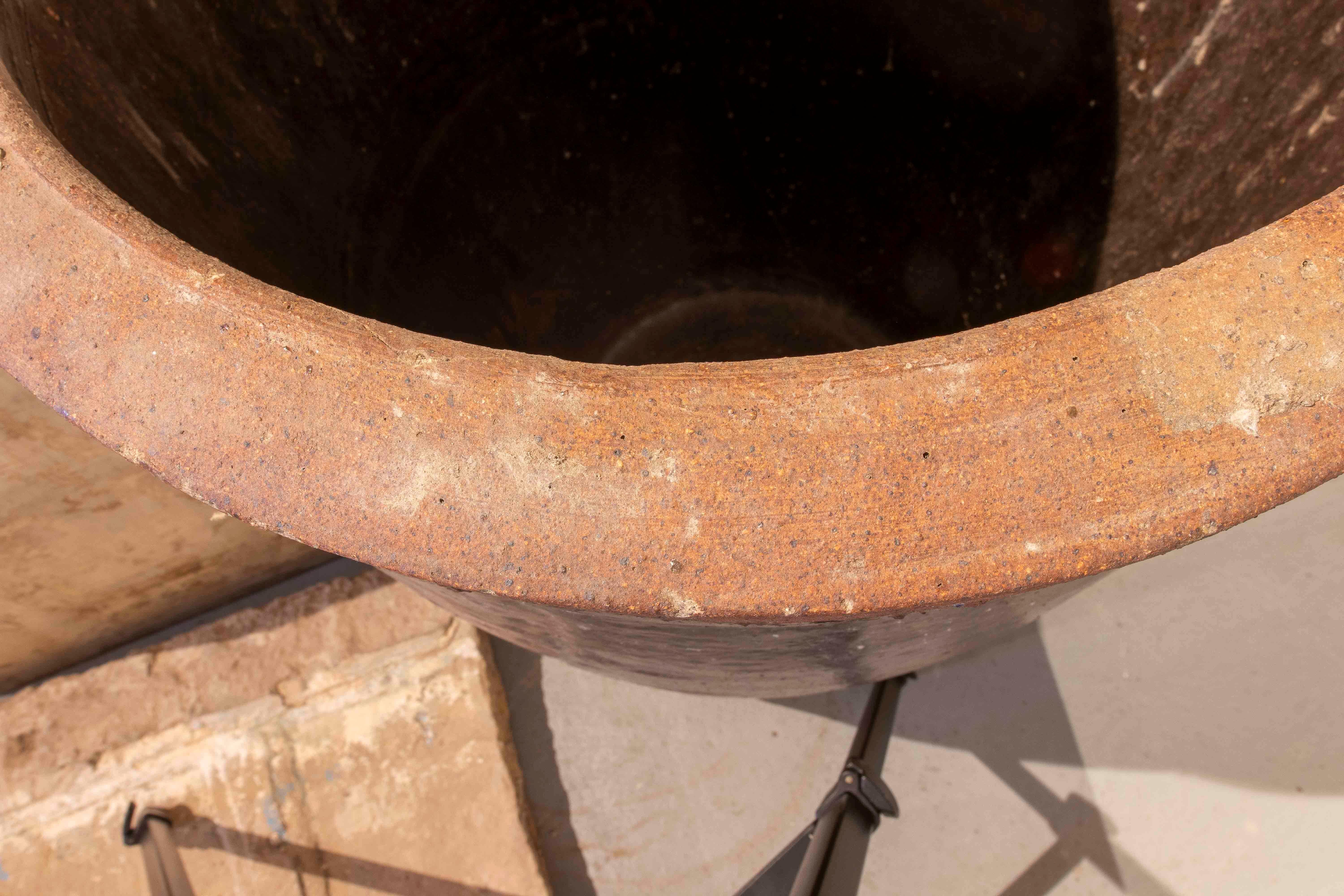 XIX Gran Tinaja Antigua de Barro. en venta 2