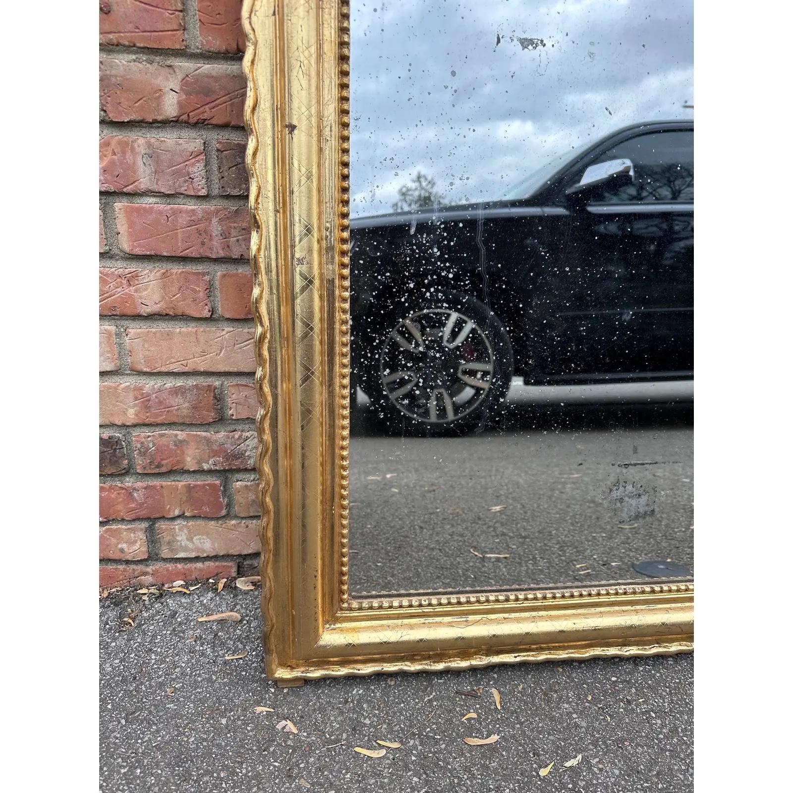 19th Louis Philippe Mirror In Good Condition For Sale In Nashville, TN