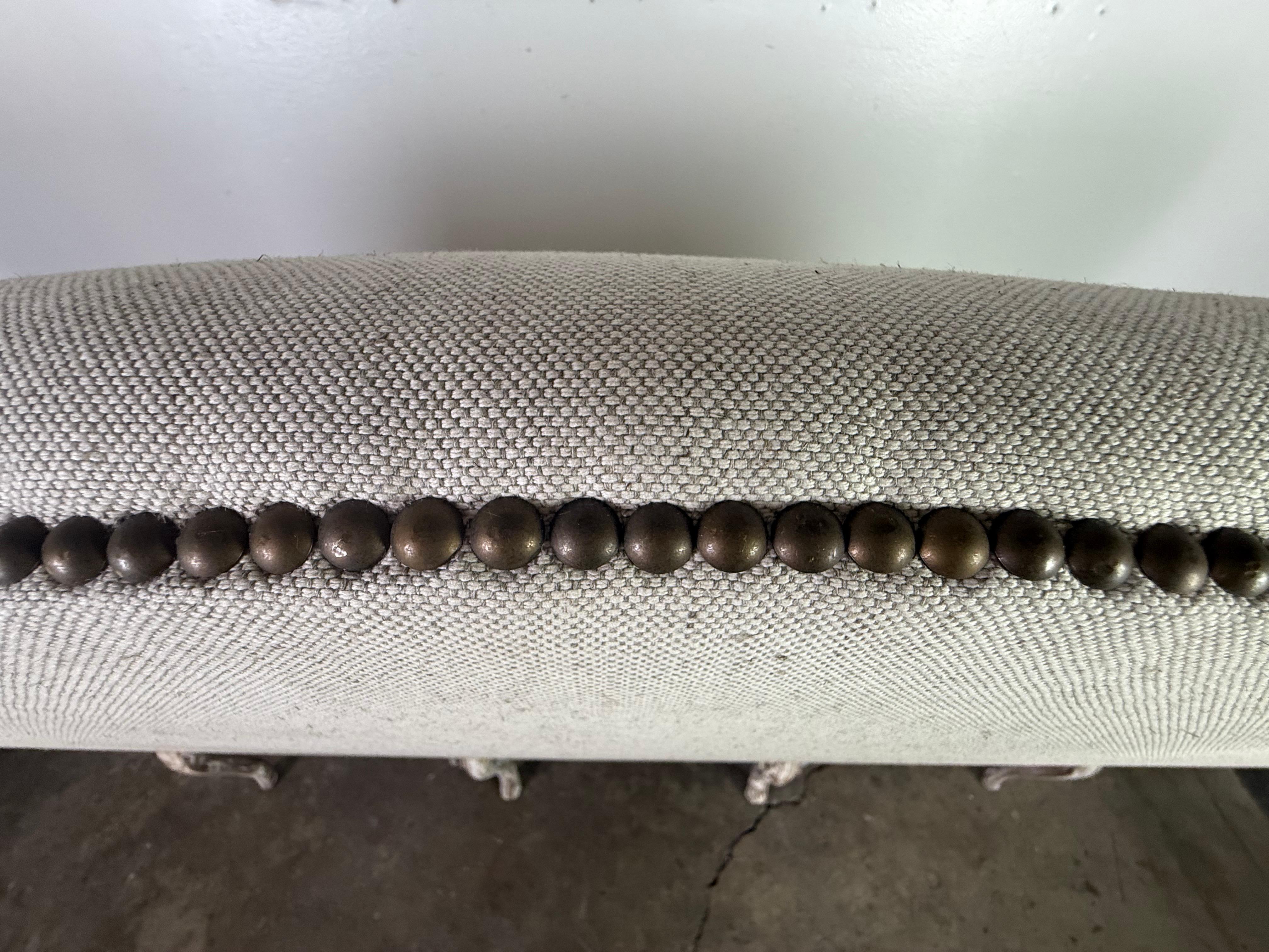 Sillón de lino estilo Luis XV del siglo XIX Lino en venta