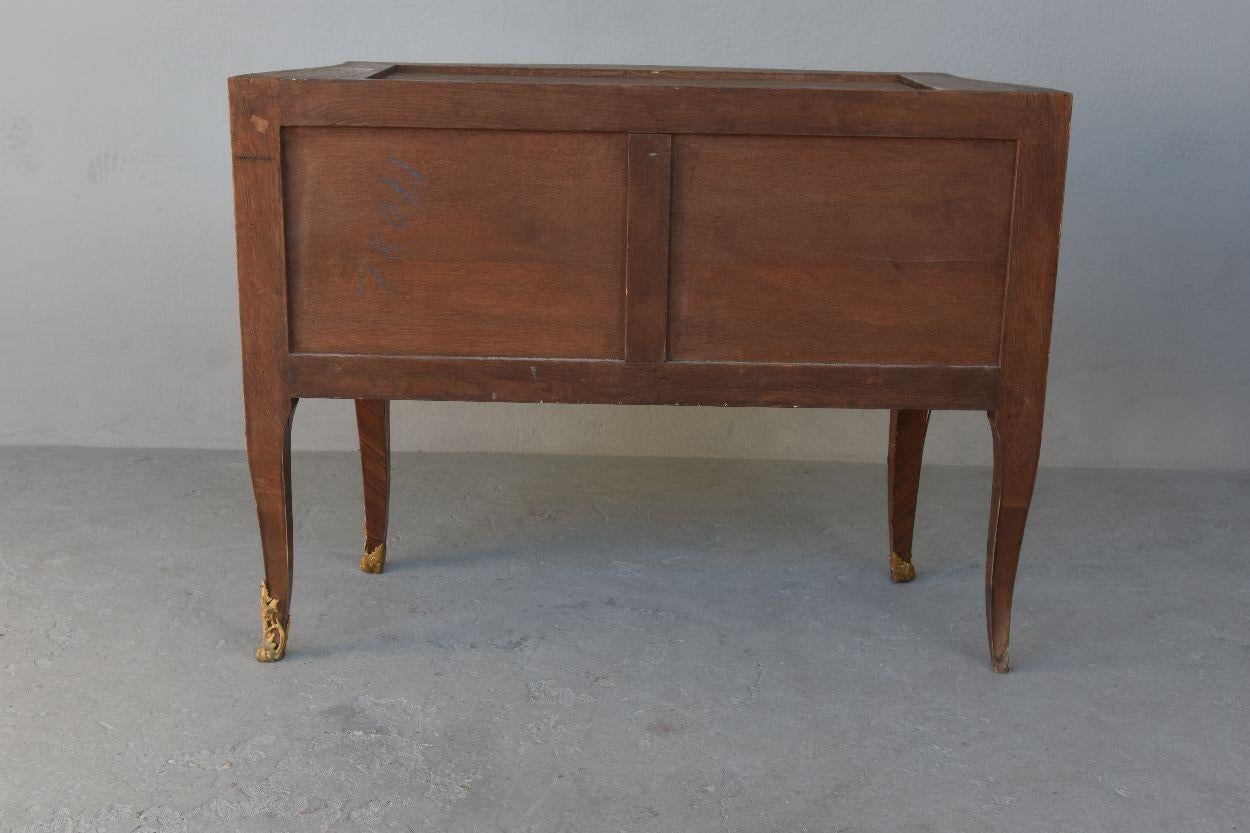 19th Louis XV Style Sauteuse Commode Stamped Rosewood Mercier, Paris For Sale 5