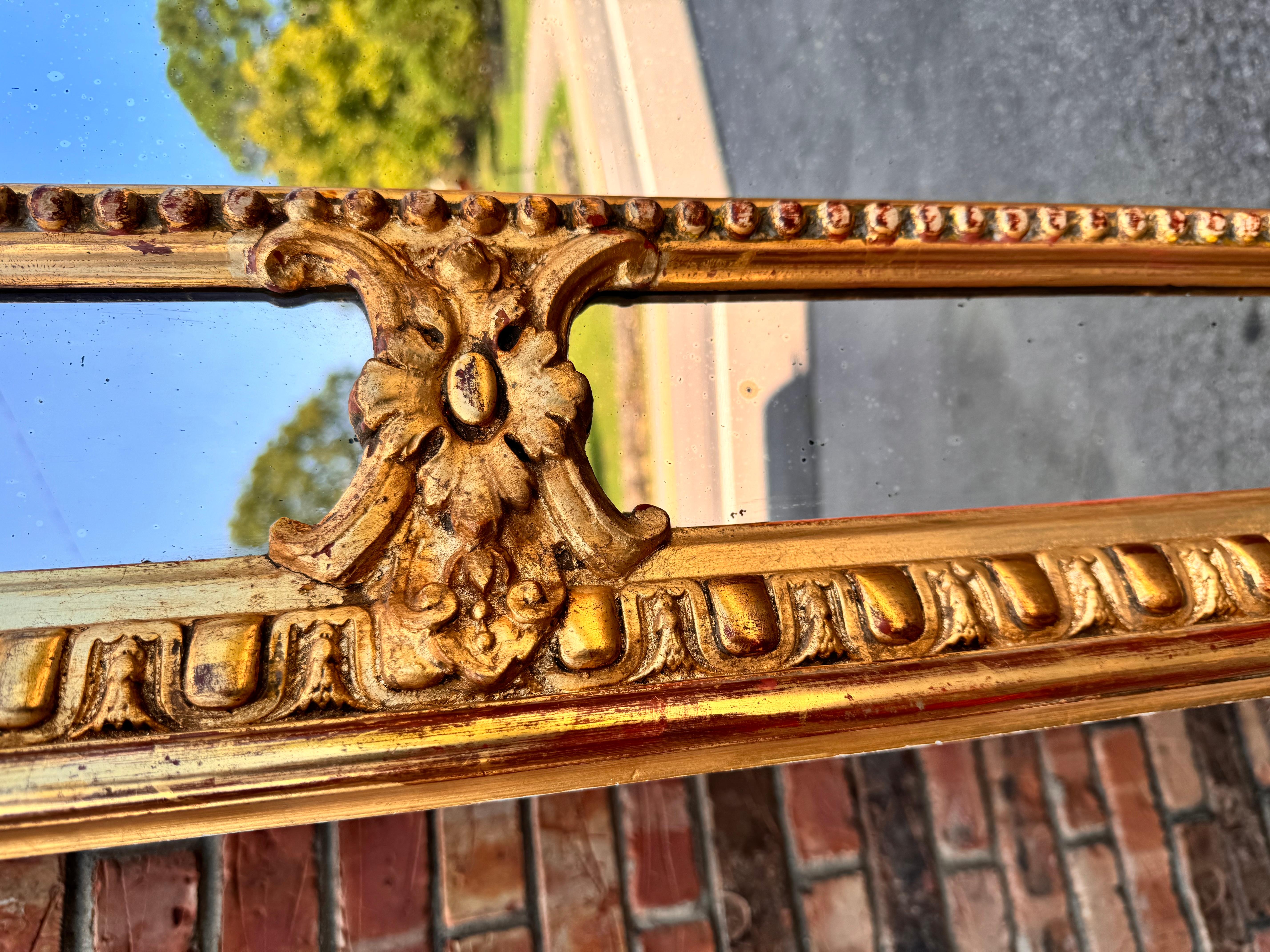 Espejo francés Gran Estilo Luis XVI del siglo XIX Francés en venta