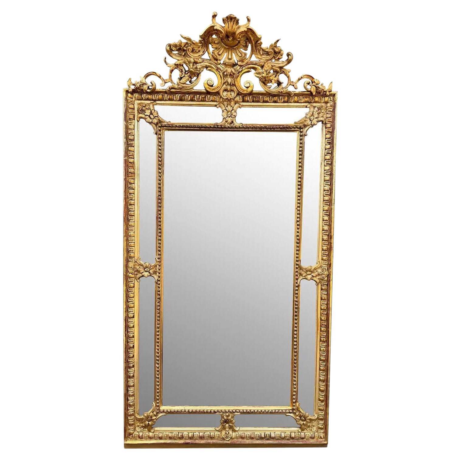 19th Louis XVI Grand Style French Mirror