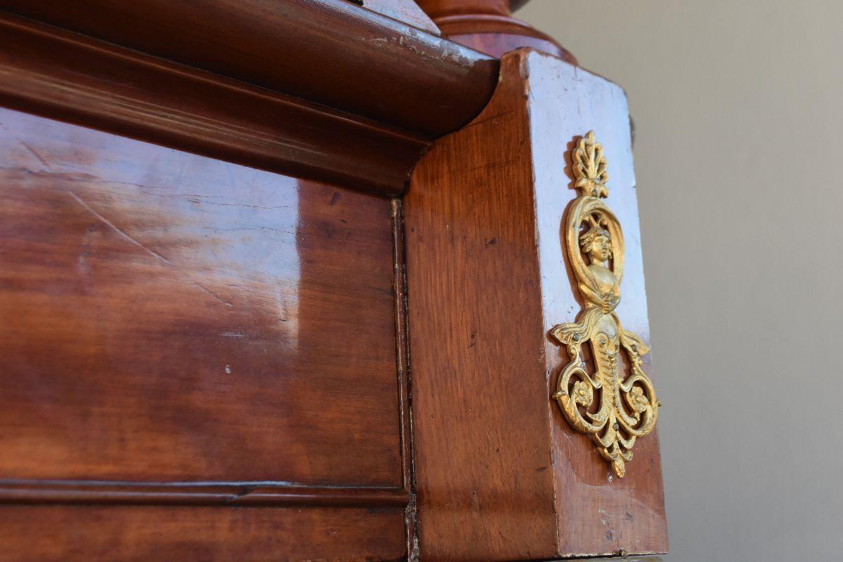 19th Century Mahogany Empire Style Cabinet 16