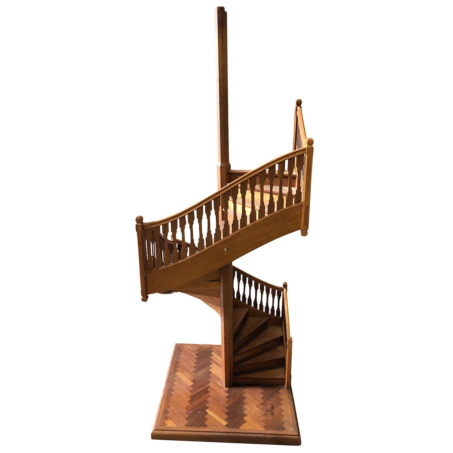 escalier colimaçon maquette