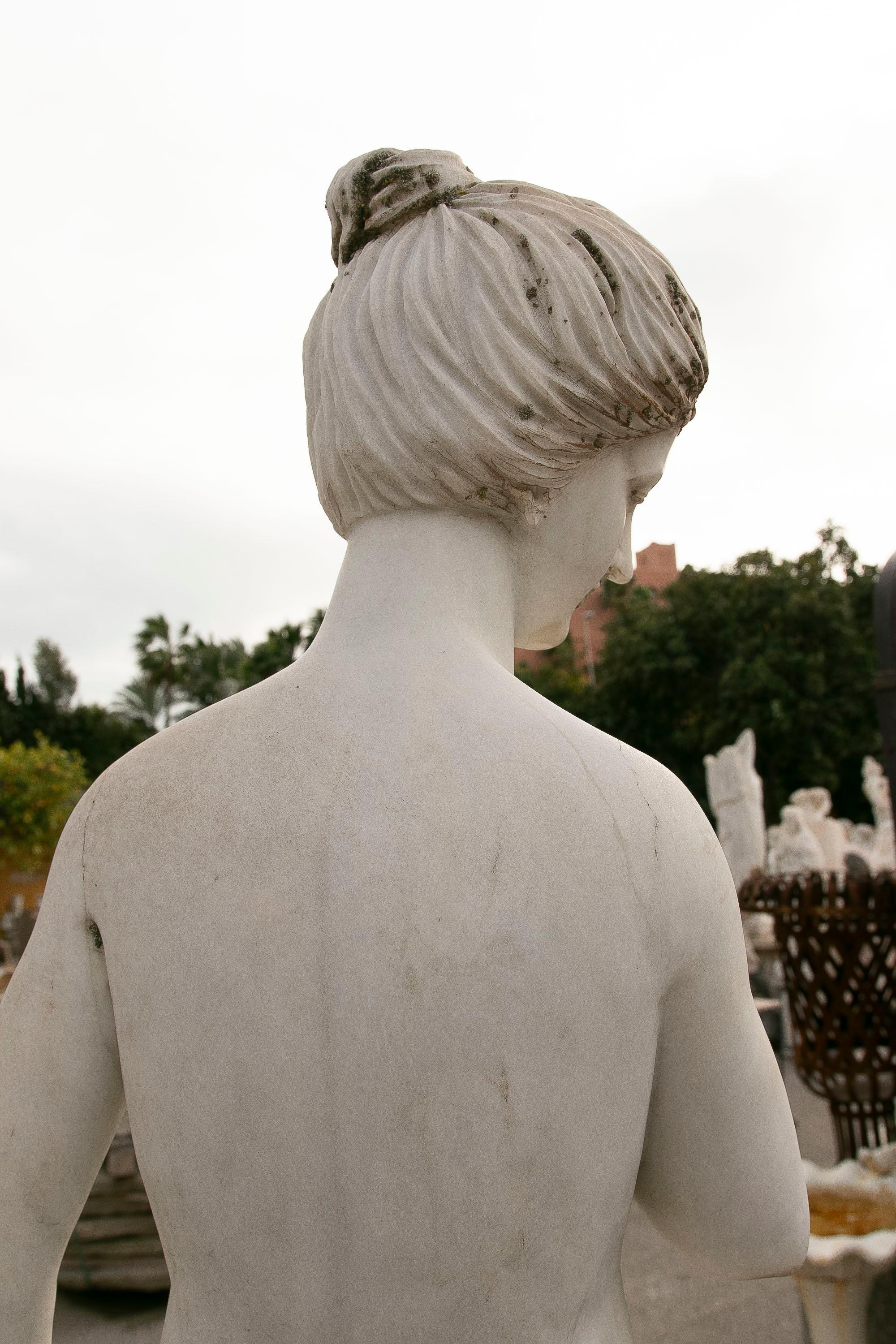 19th Neoclassical Style Marble Sculpture of a Female Figure For Sale at ...
