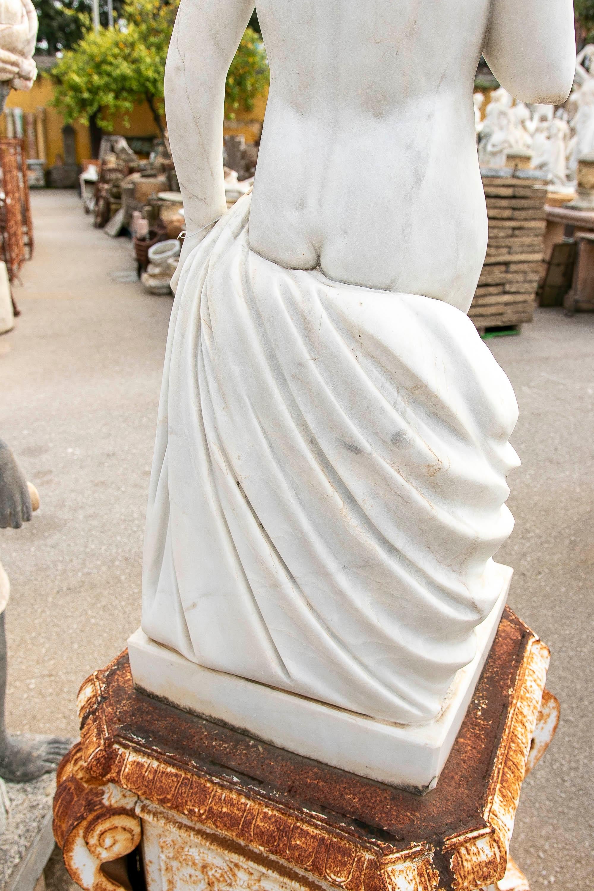 19th Neoclassical Style Marble Sculpture of a Female Figure For Sale at ...