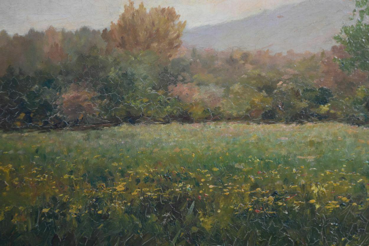 Dipinto Paesaggio su tela del 19° secolo di Paul Huet in vendita