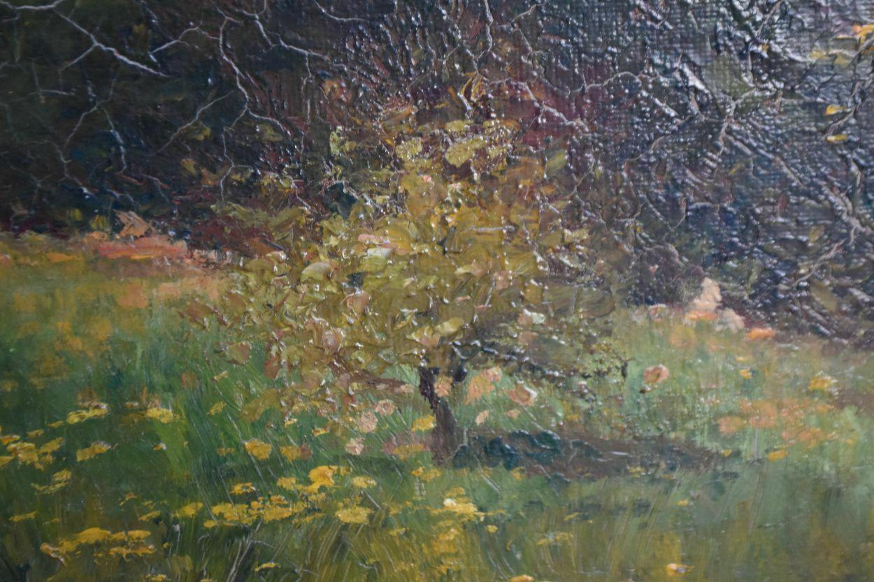19th Oil On Canvas Landscape By Paul Huet For Sale 1