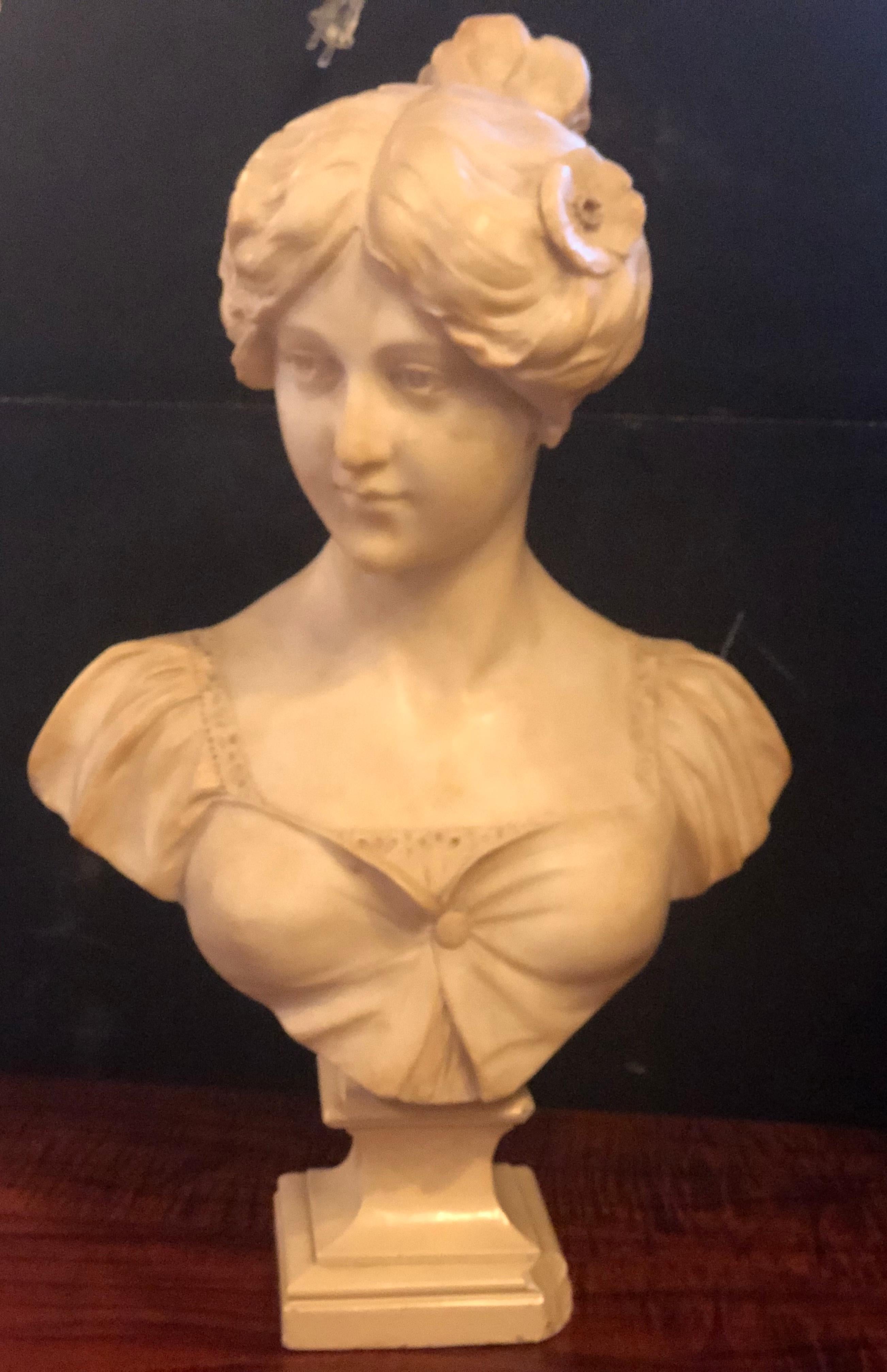 bust of a young woman