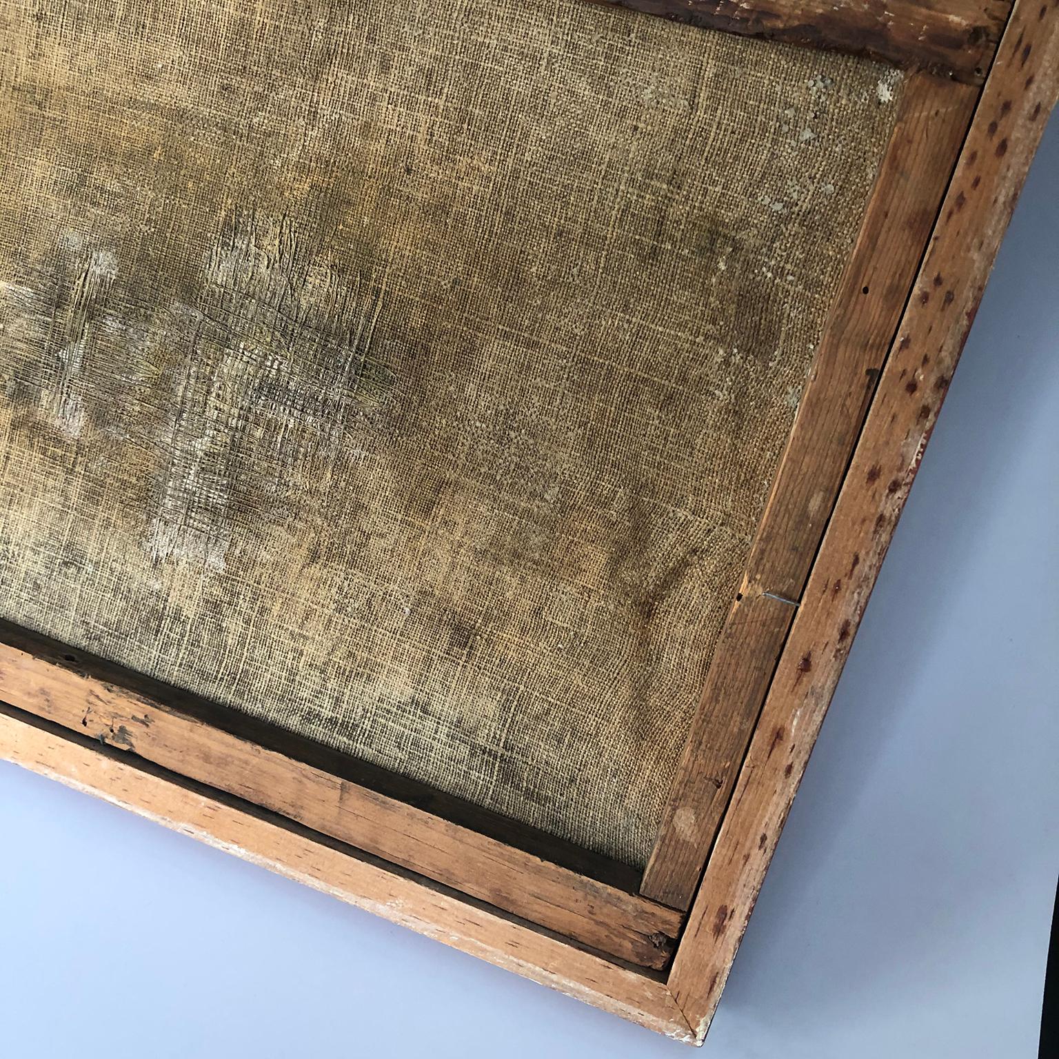 Mexicain Huile sur toile mexicaine originale du 19ème siècle représentant San Juan Nepomuceno en vente