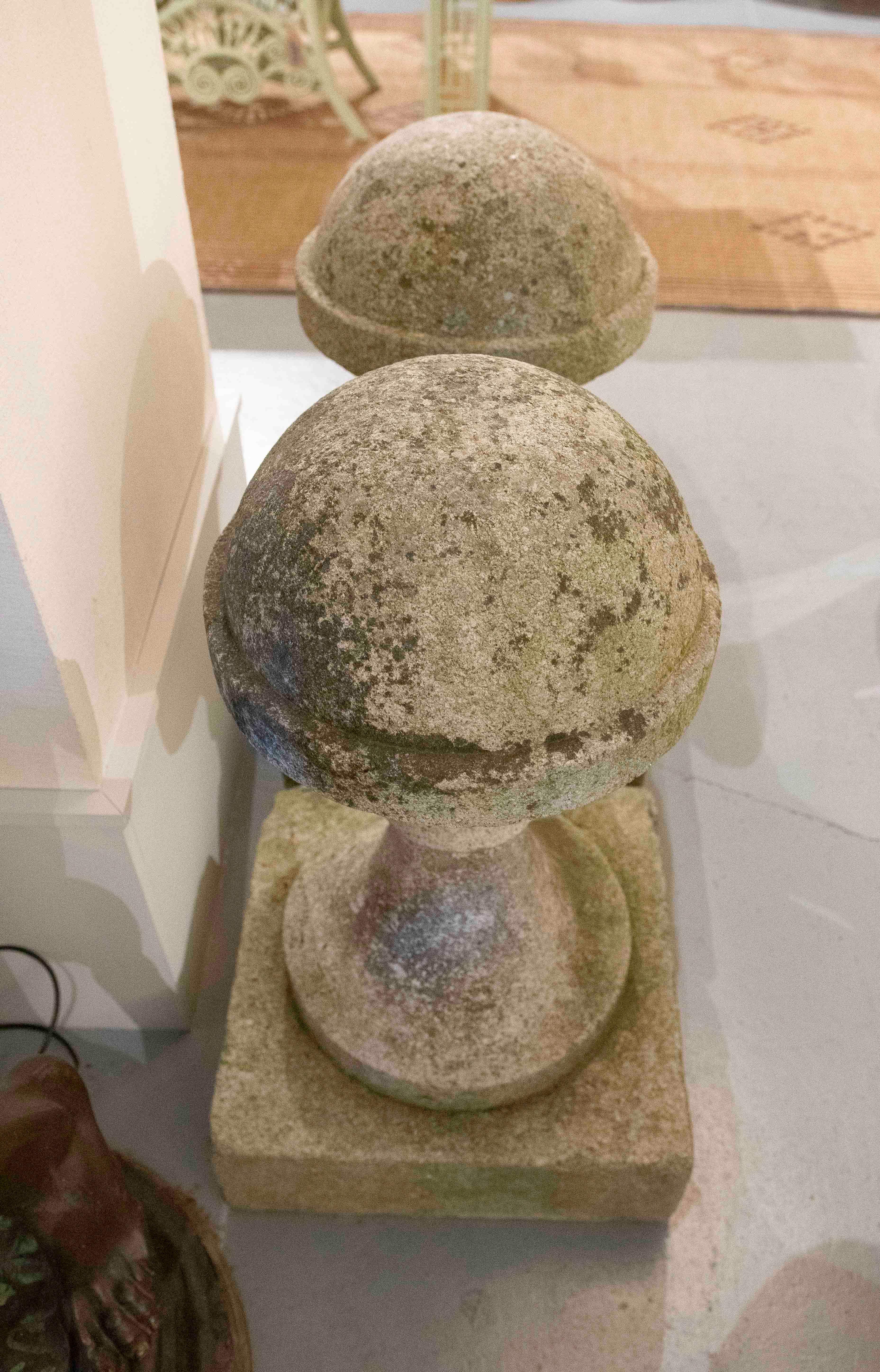 19. Paar portugiesische Bau-Granit-Finials (19. Jahrhundert) im Angebot