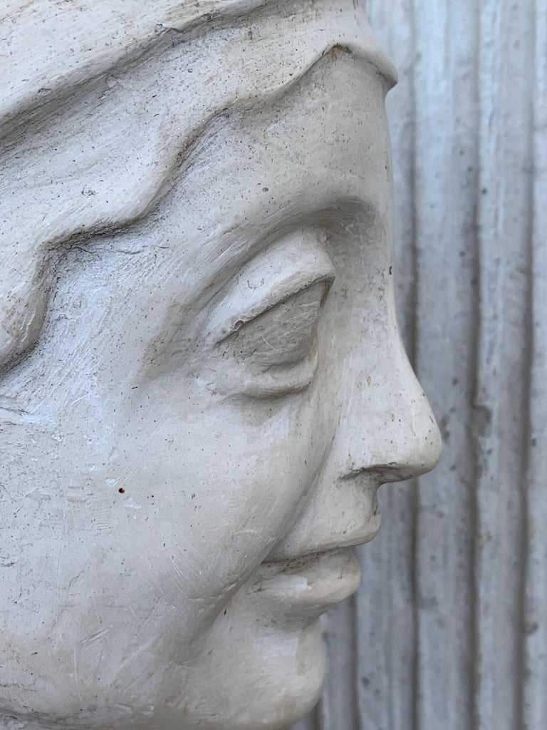 19th Century Rare Greco Roman Sphinx in Terracotta For Sale at 1stDibs