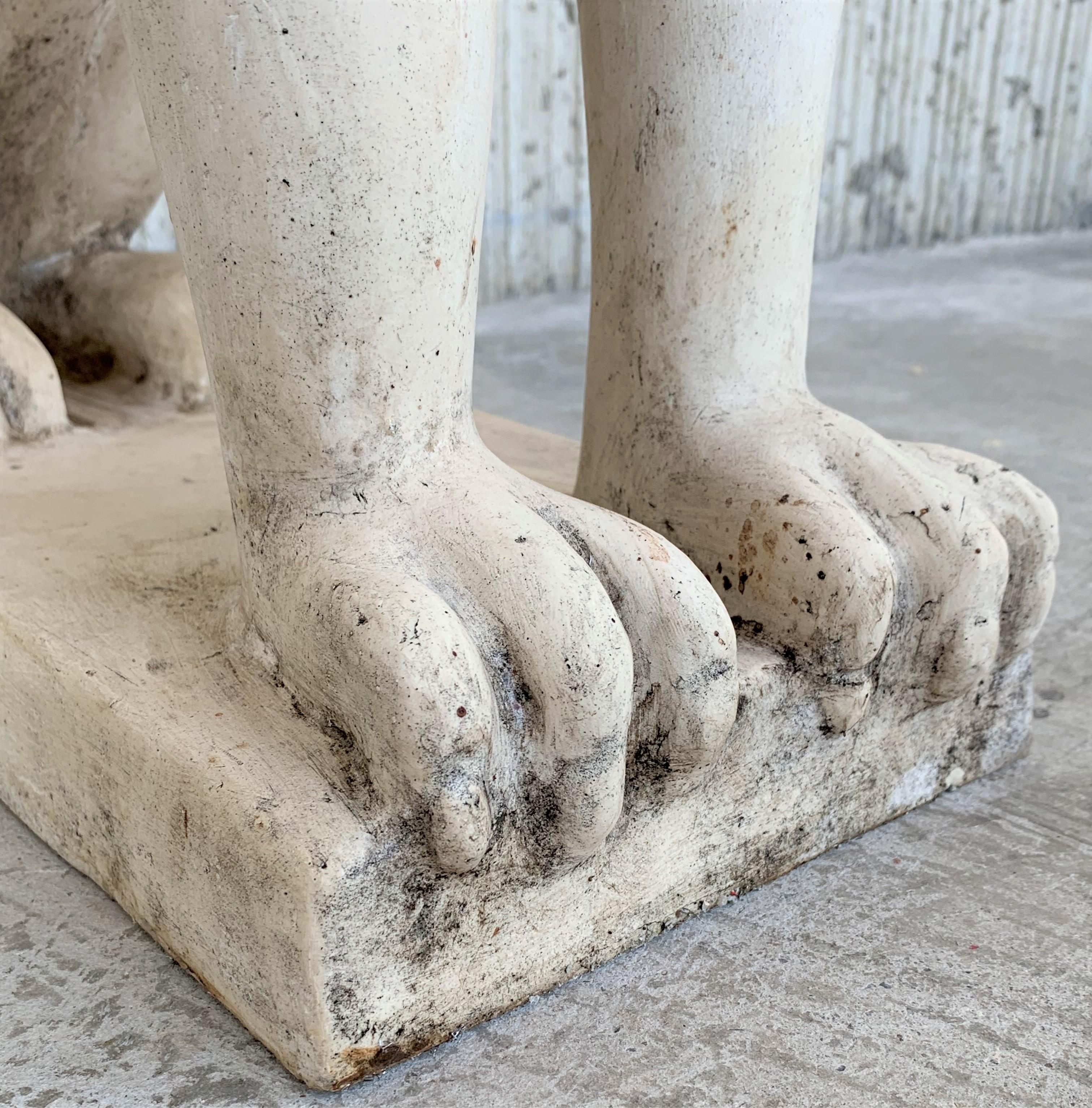 Sphinx romain gréco-romain rare du 19ème siècle en terre cuite en vente 5
