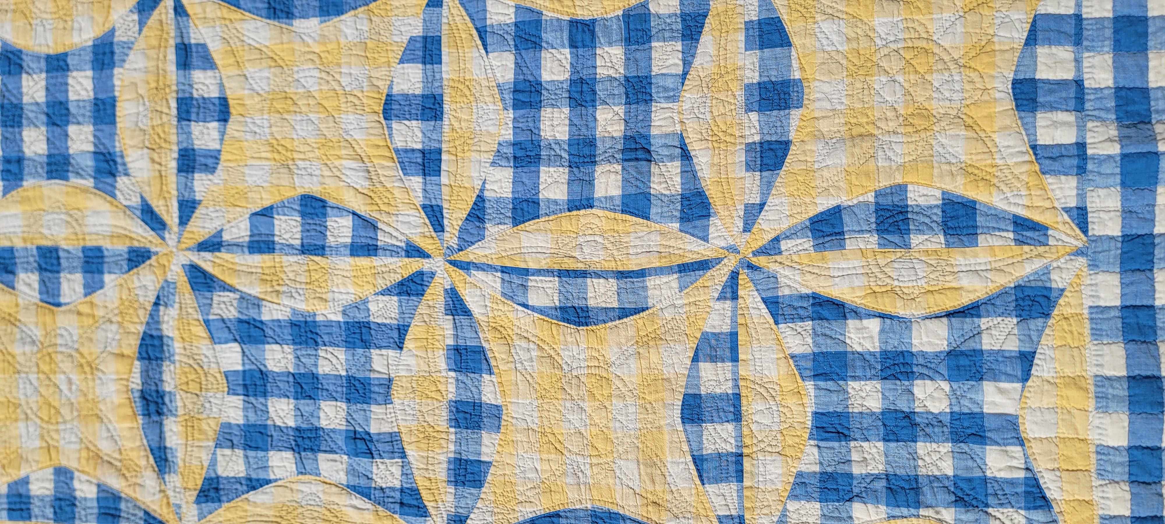 XIXe siècle 19th Robbing Peter To Pay Paul Quilt en vente