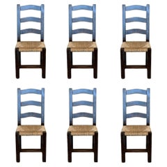 Chaises en bois