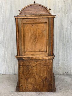 19th Century Spanish Carved Walnut Throne Armchair