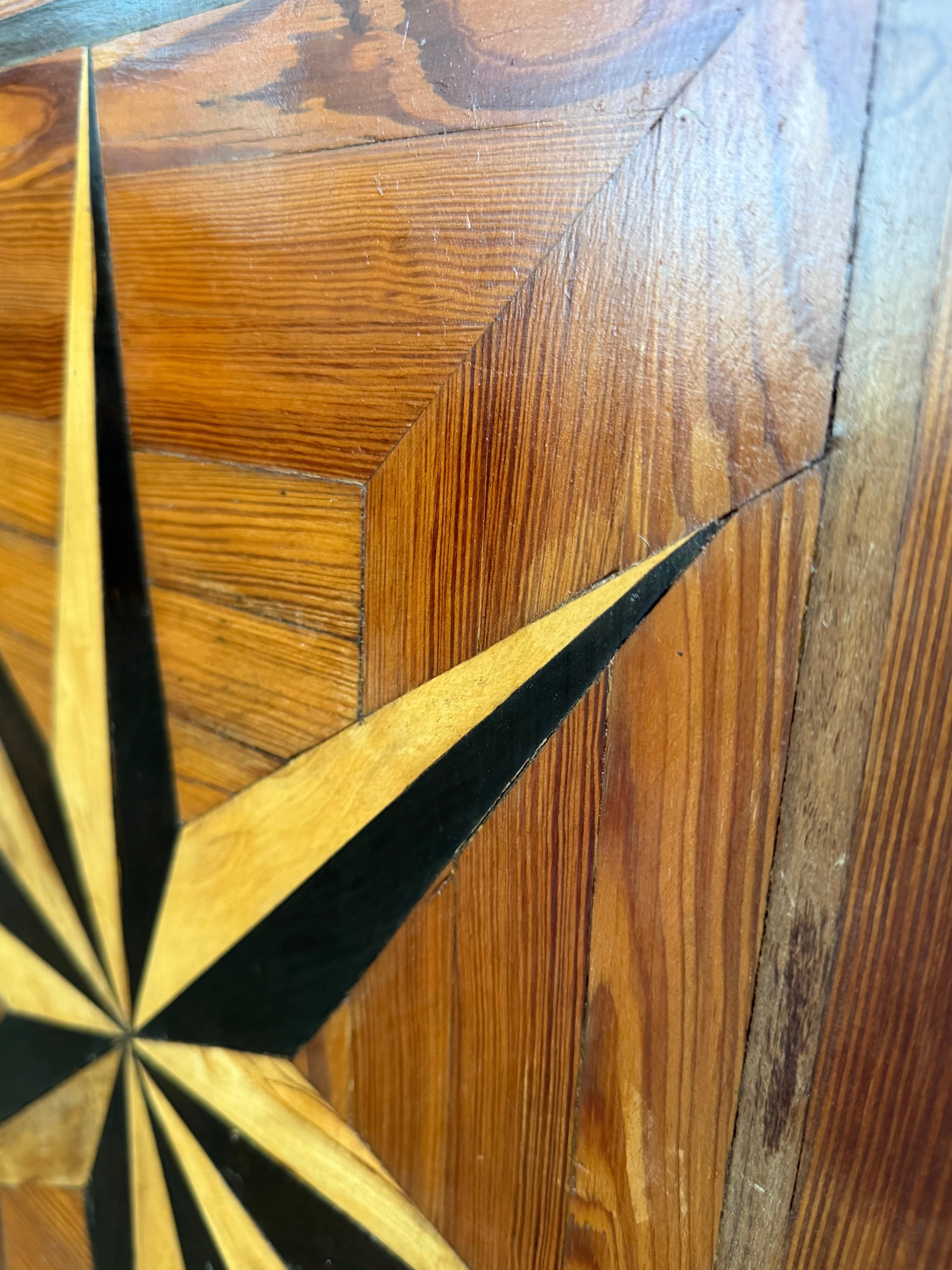 19. Spanisch geschnitzt Nussbaum toskanischen zwei Schubladen Credenza oder Buffet mit Intarsien im Angebot 3