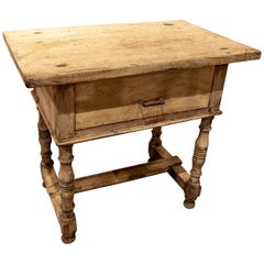 19th Spanish Side Table with Drawer
Turned Legs 19th Spanish Side Table with Drawer
Turned Legs