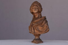 19th Century Terracota Bust by Augustin Pajou