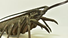 19th Century the Lobster Japanese Bronze Lobster Meiji Period