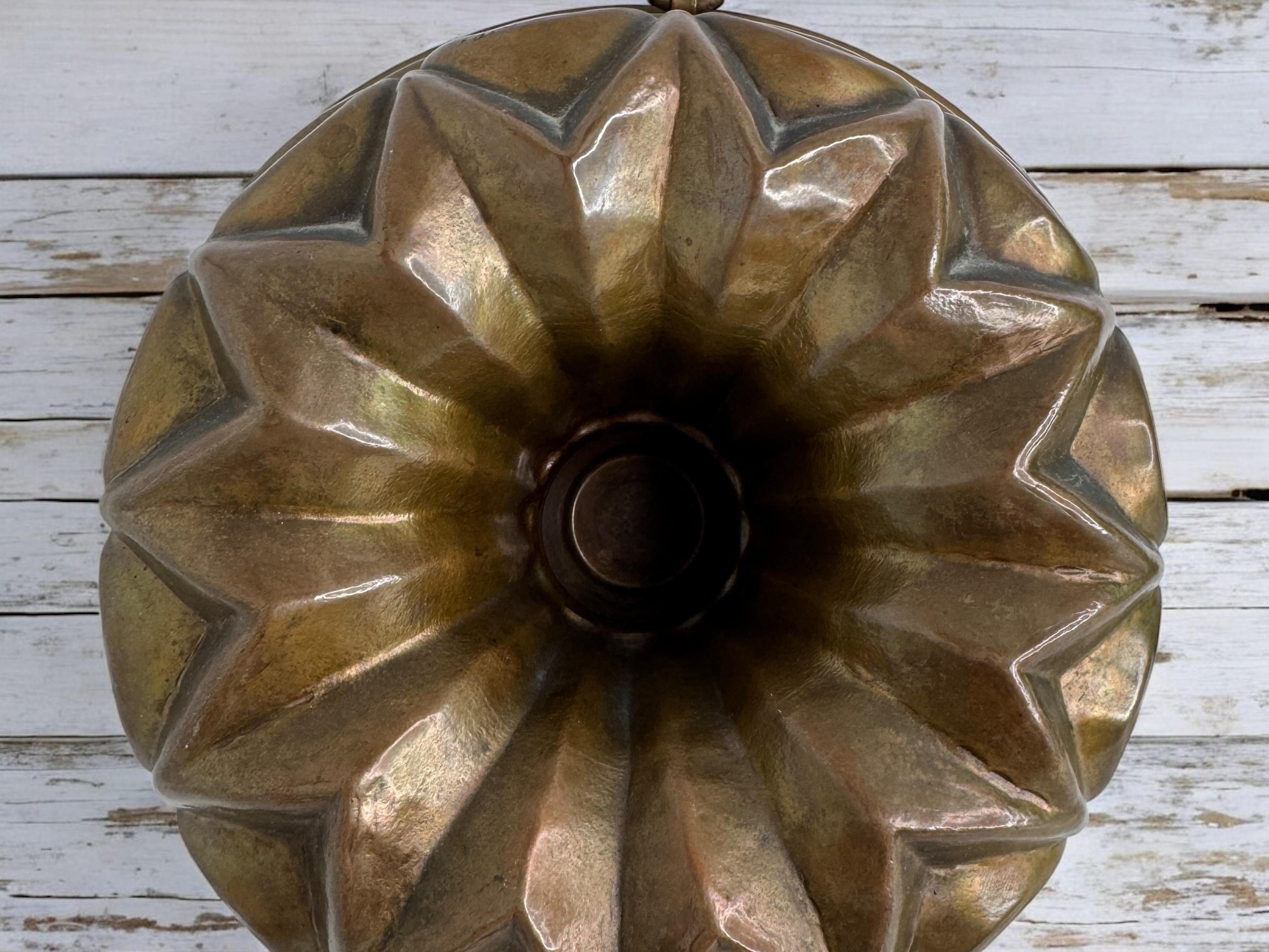 19th to 20th Century Copper Backing Cake Mold, German Antique 1900s For Sale 12