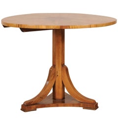 19th-20th Century Classic Biedermeier Fruitwood Round Centre Table