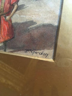 19th-20th Century Watercolor Painting, Depicting the Pageantry of the Mughal