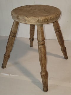 19thc Adirondack Milk Stool