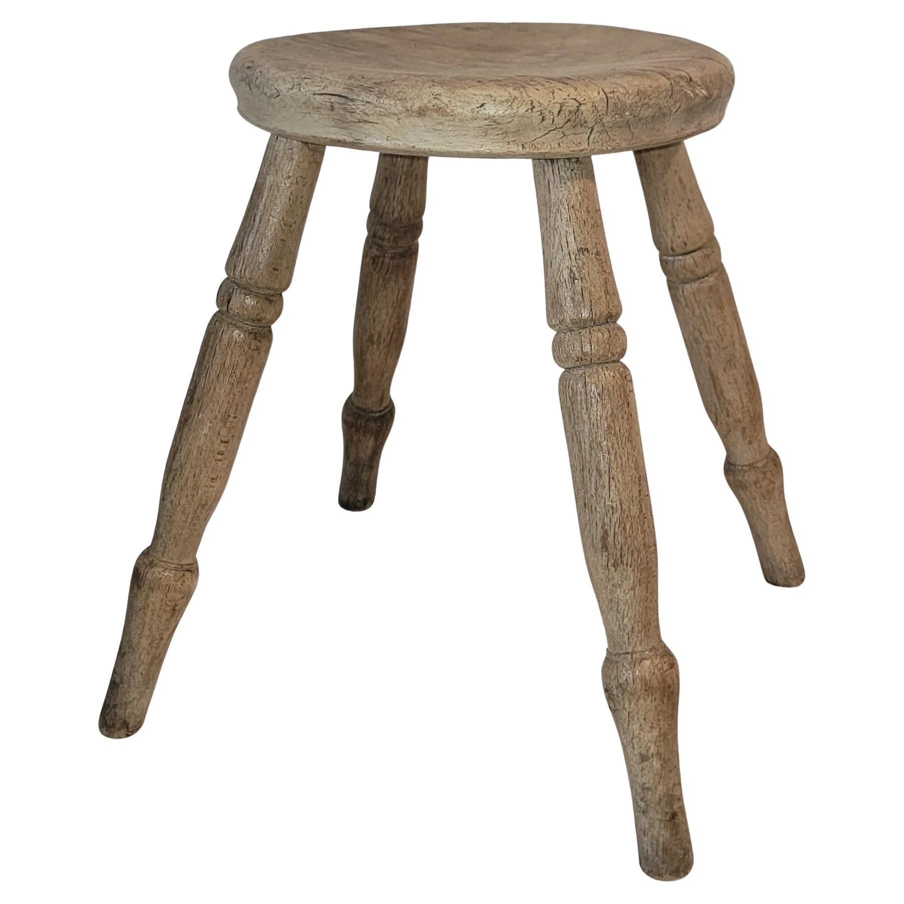 19thc Adirondack Milk Stool