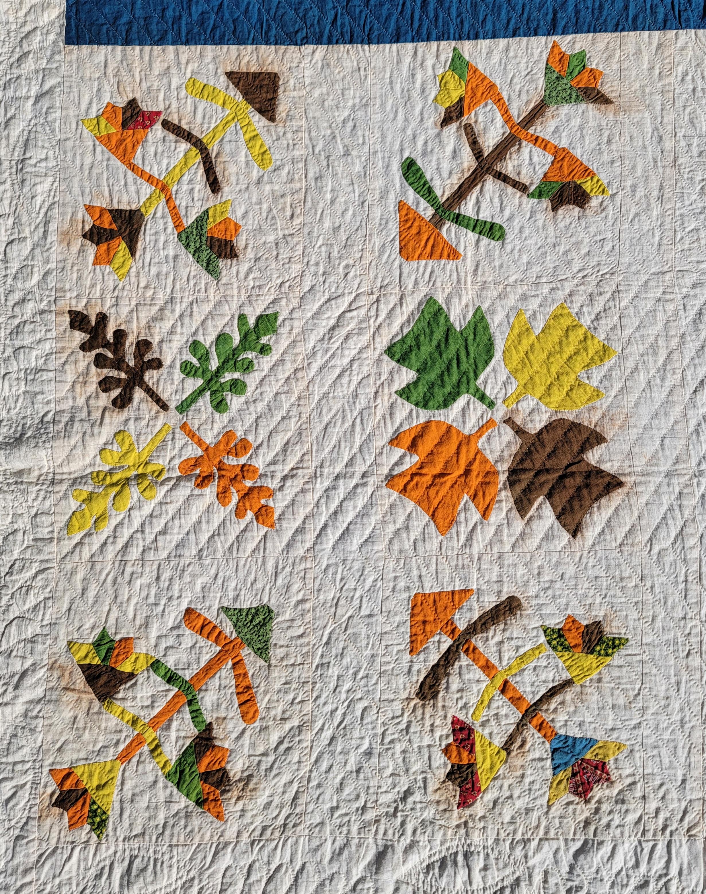 19thc Afro American Pictorial Applique Quilt For Sale 2