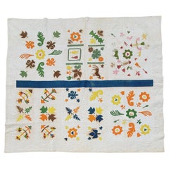 19thc Afro American Pictorial Quilt